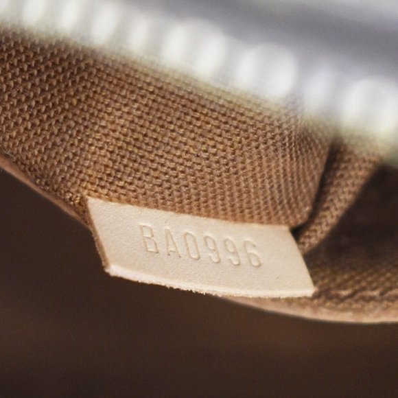 LOUIS VUITTON LV Logo Alma Hand Bag Monogram Leather Brown France - Picture 12 of 14